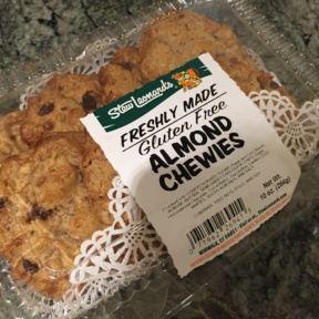 Gluten-free almond chewies cookies from Stew Leonard's